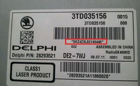 delphi serial number