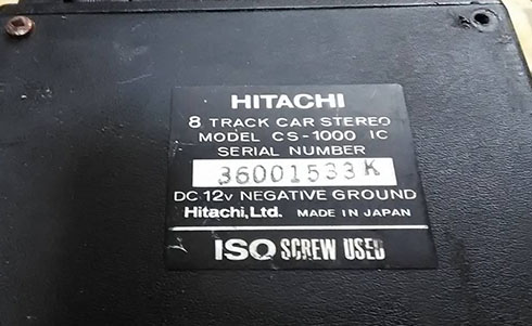 hitachi serial number