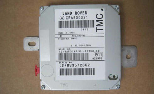 range rover radio serial number