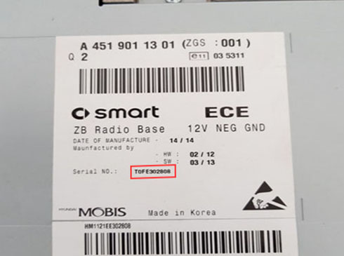 smart radio serial number